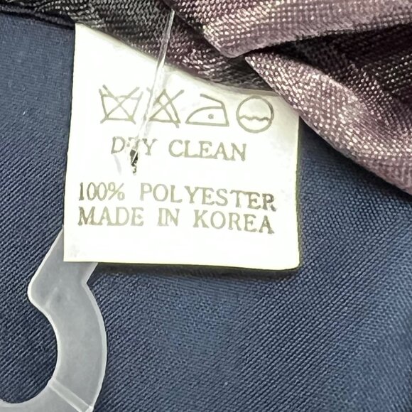 Steve Harris Necktie OS I Love Laboratory Science Black Blue Polyester Handmade - Picture 4 of 6